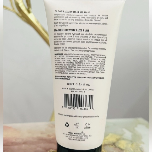 GLOSS MODERNE CLEAN LUXURY HAIR MASQUE - Picture 3 of 5
